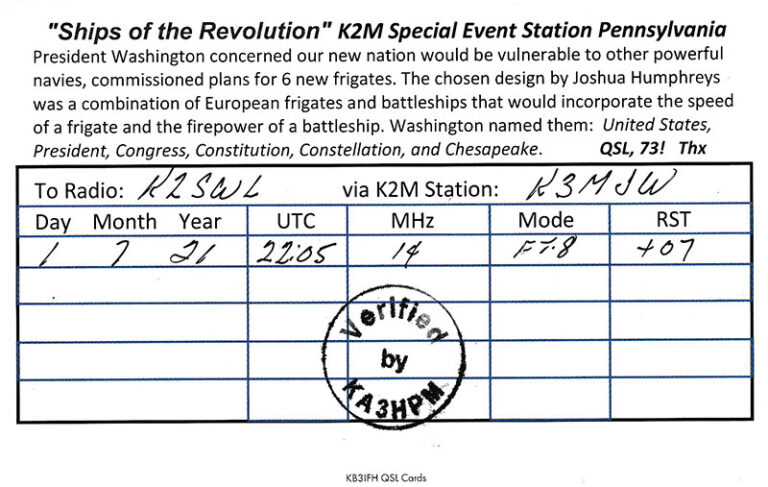qsl-k2m-13-colonies-special-event-station-new-kensington-pa-usa